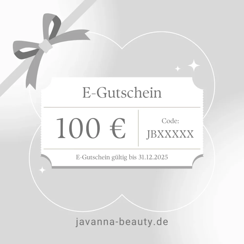 E-Gutschein - Digital Gutschein Javanna Beauty silver